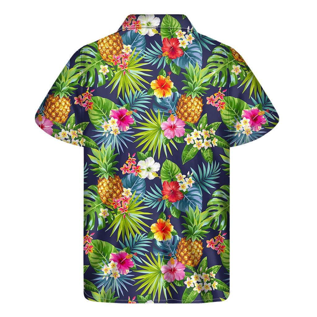 Tropical Bliss: Hawaiian Aloha Short Sleeve Shirt for Men - 2