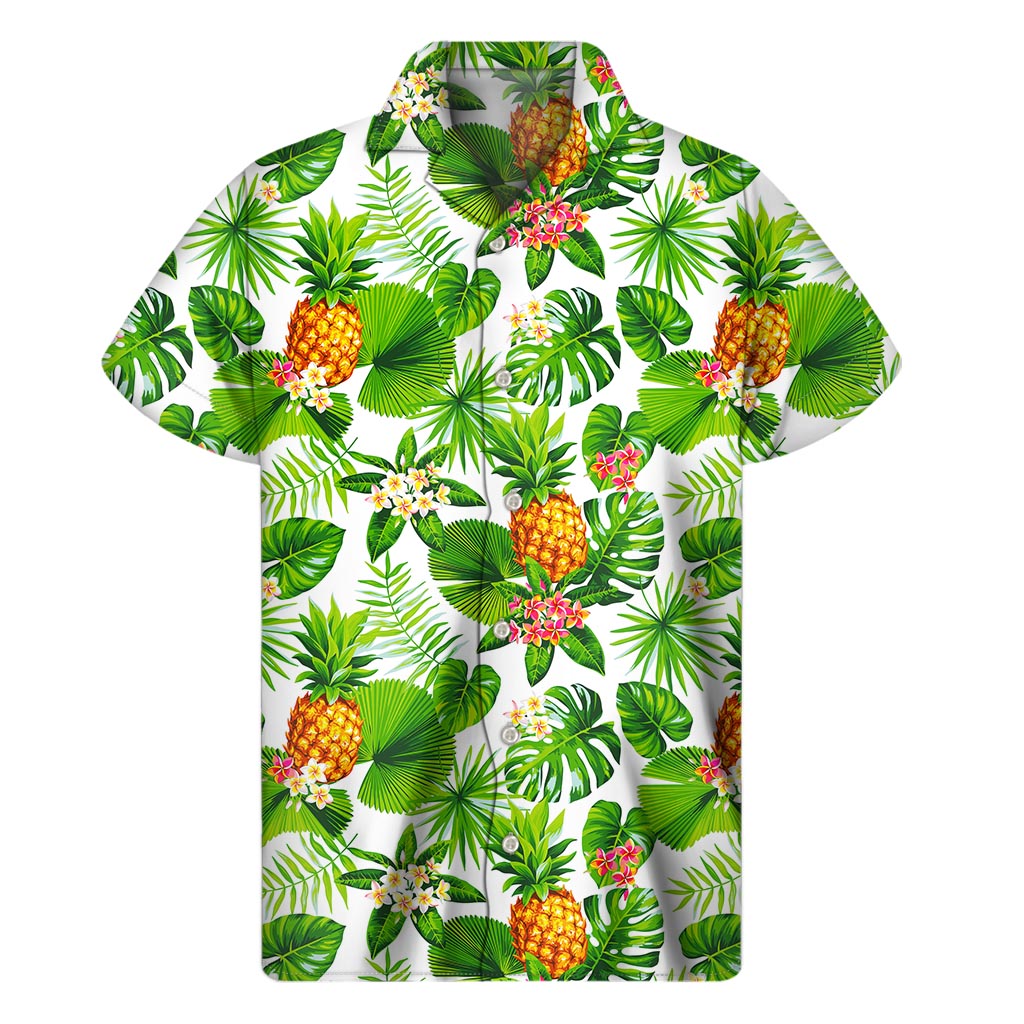 Pineapple Paradise: Hawaiian Short Sleeve Shirt - 1