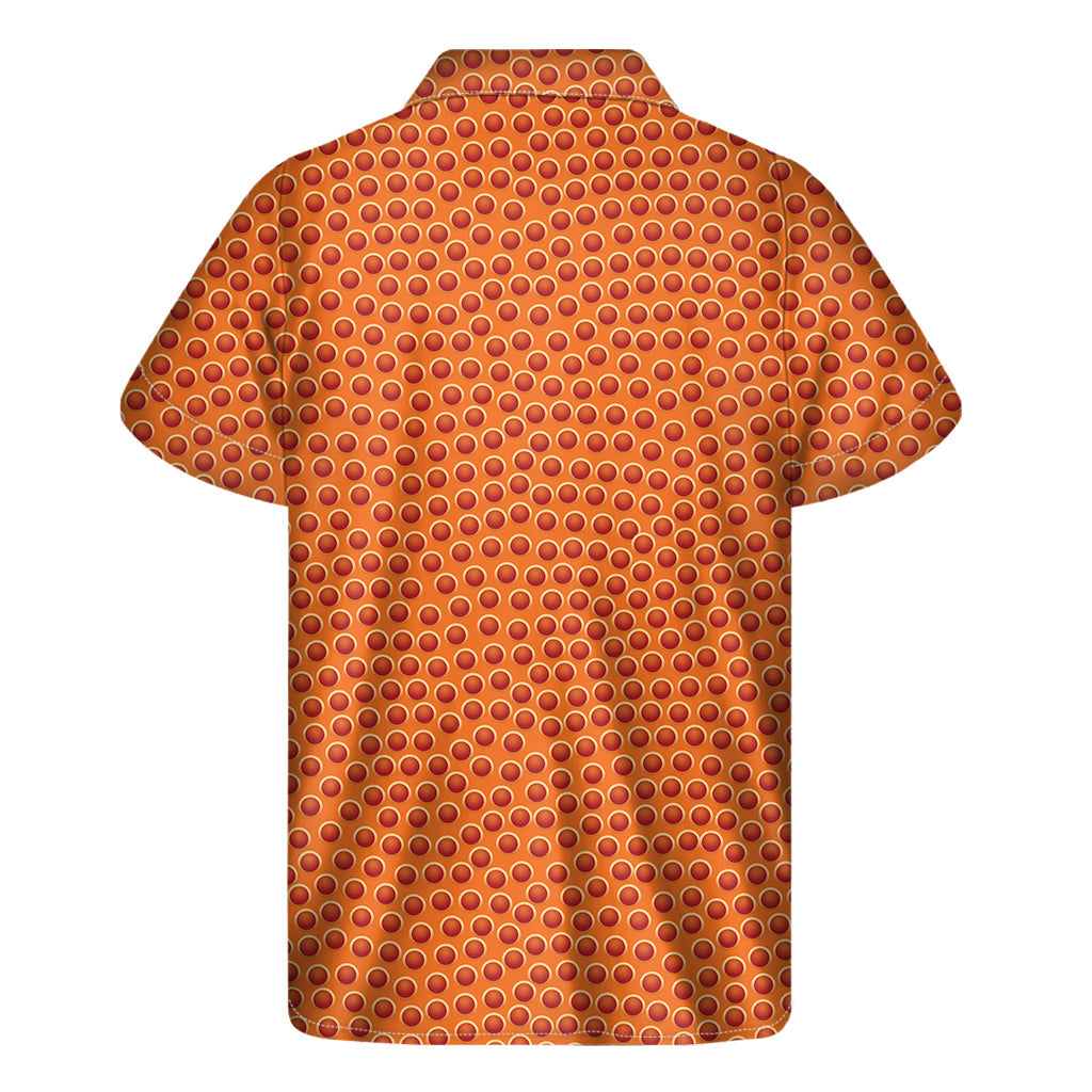 Summertime Vibes: Hawaiian Basketball Bumps Print Short Sleeve Shirt - 2