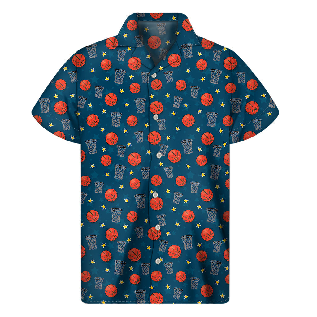 Hawaiian Hoops Short Sleeve Shirt - Dive into Summer Style! - 1