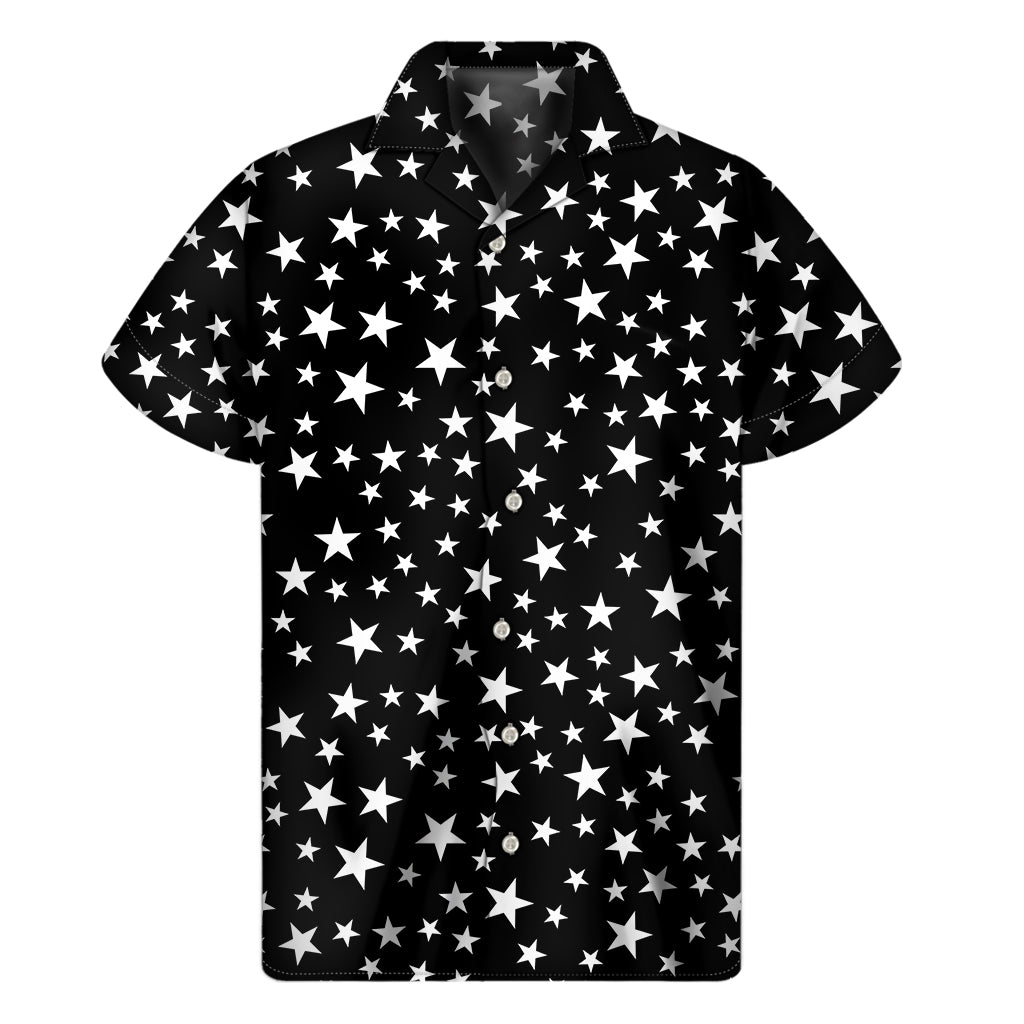 Starlight Breeze: Hawaiian Short Sleeve Shirt for Men - 1