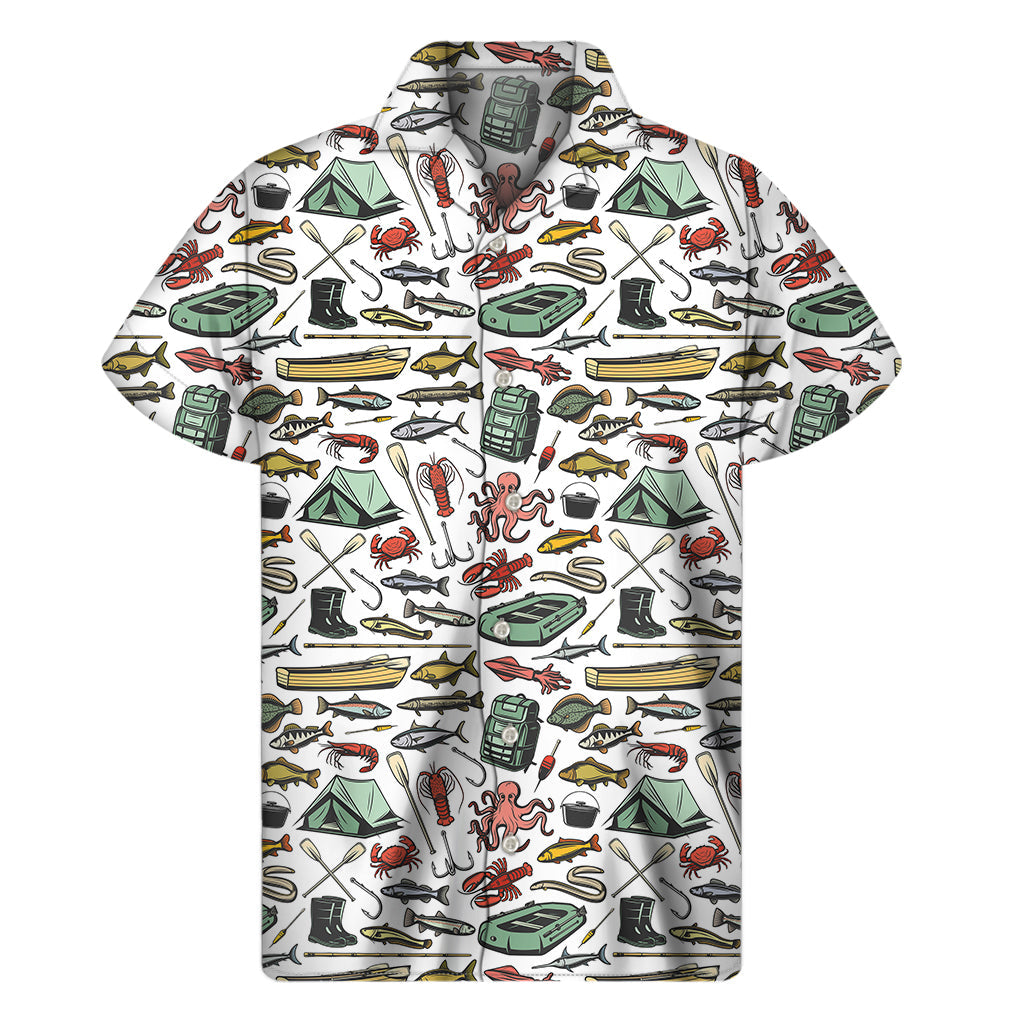 Tropical Tides: Men's Hawaiian Fishing Shirt - 1