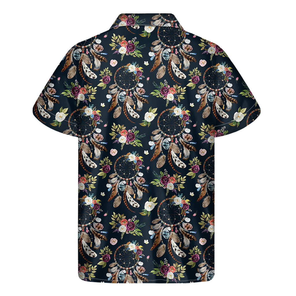 Hawaiian Dream Catcher Floral Short Sleeve Shirt - 2