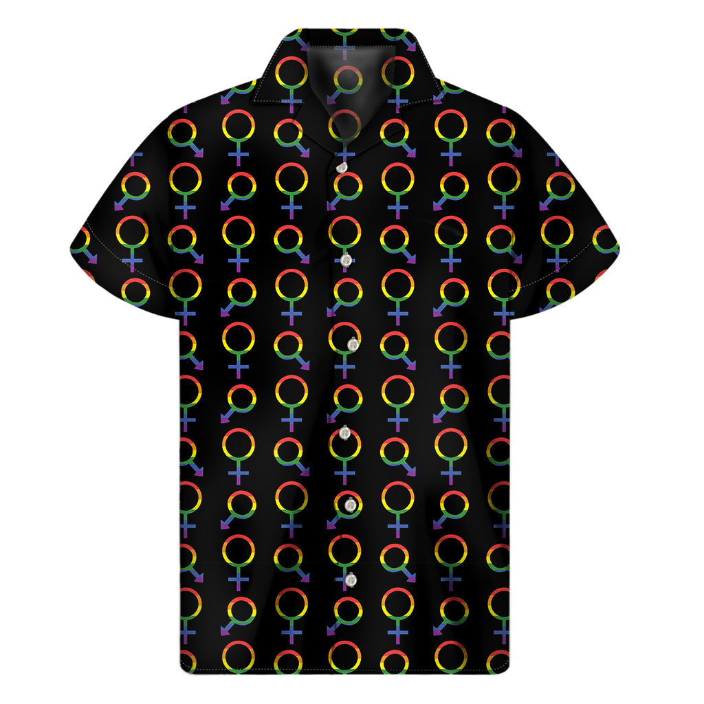 Rainbow Pride Hawaiian Short Sleeve Shirt - 1