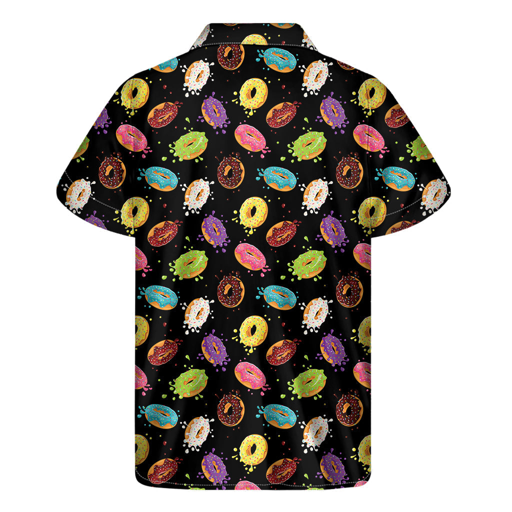 Glaze Donut Hawaiian Vibe Men's Short Sleeve Shirt - 2