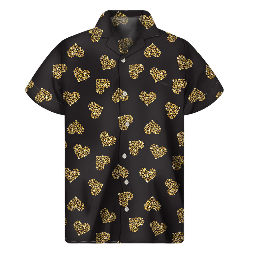 Golden Heart Hawaiian Short Sleeve Shirt - 1