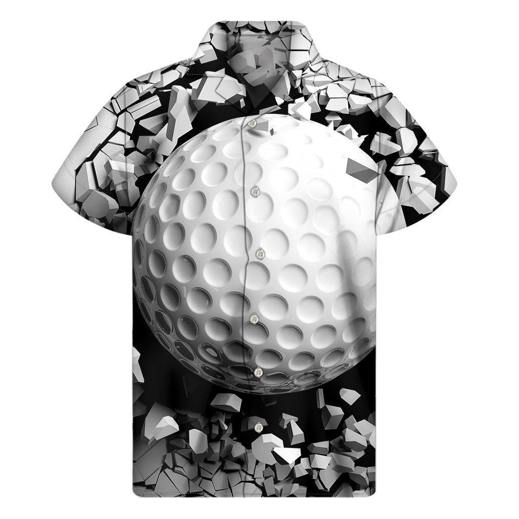 Golf Ball Hawaiian Aloha Short Sleeve Shirt - 1