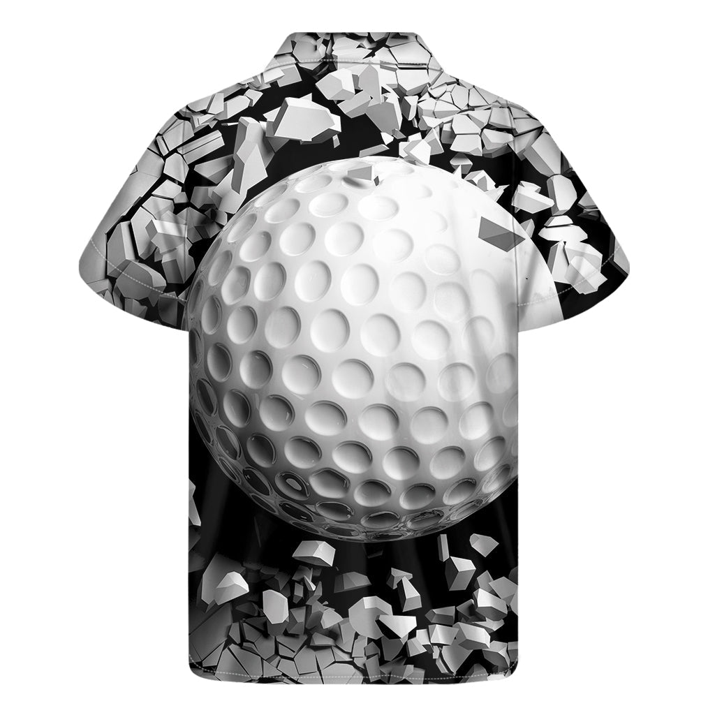 Golf Ball Hawaiian Aloha Short Sleeve Shirt - 2
