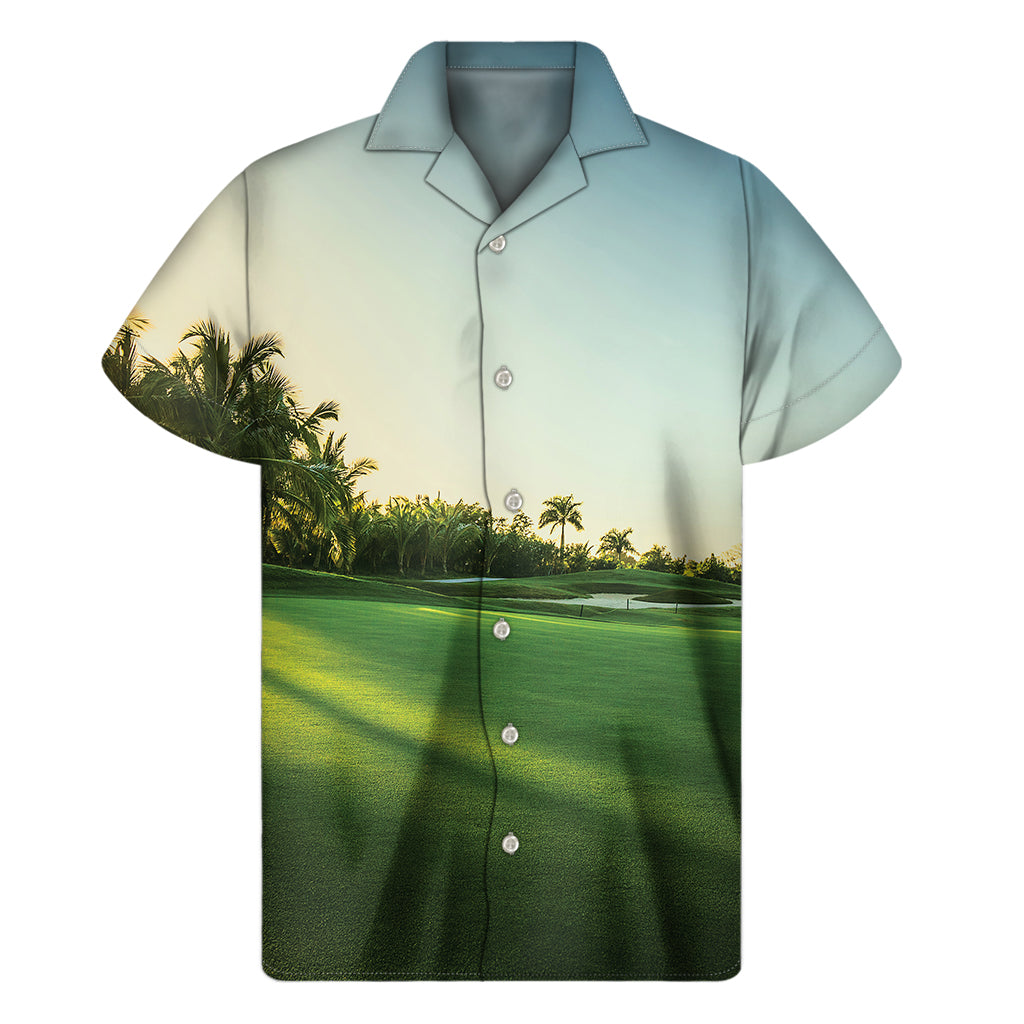 Island Breeze: Hawaiian Print Short Sleeve Shirt for Men - 1