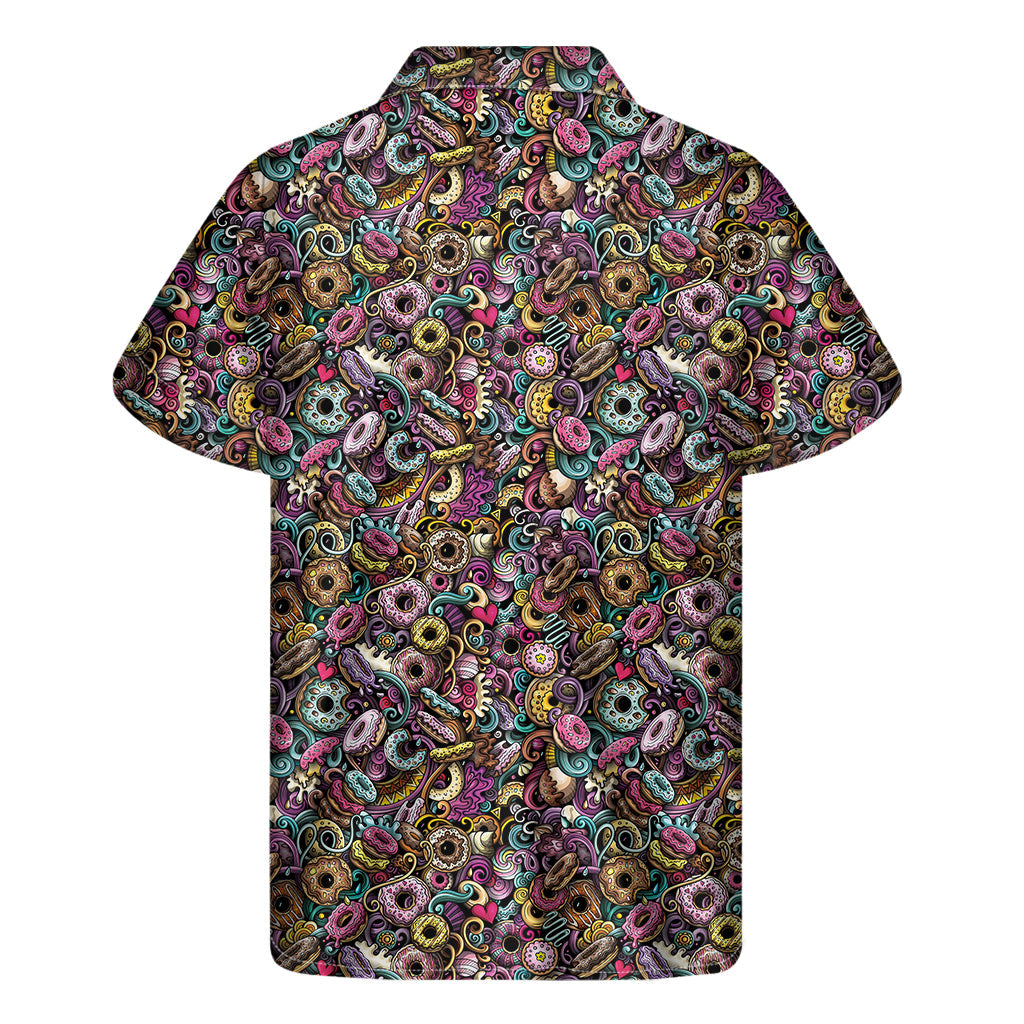 Graffiti Donut Hawaiian Vibes Short Sleeve Shirt - 2