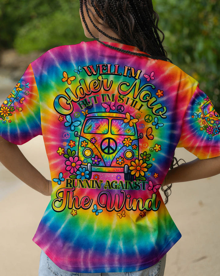 Running Against The Win Tie Dye T-shirt
