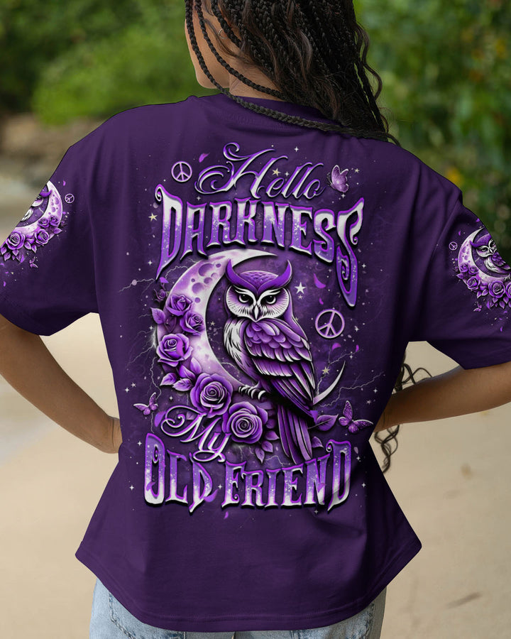 Hello Darkness My Old Friend Owl T-shirt