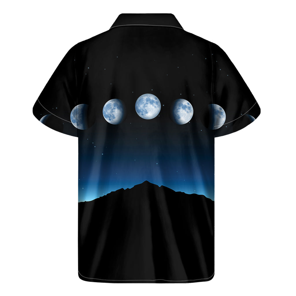 Moonlit Hawaiian Vibes - Men's Hawaiian Short Sleeve Shirt - 2