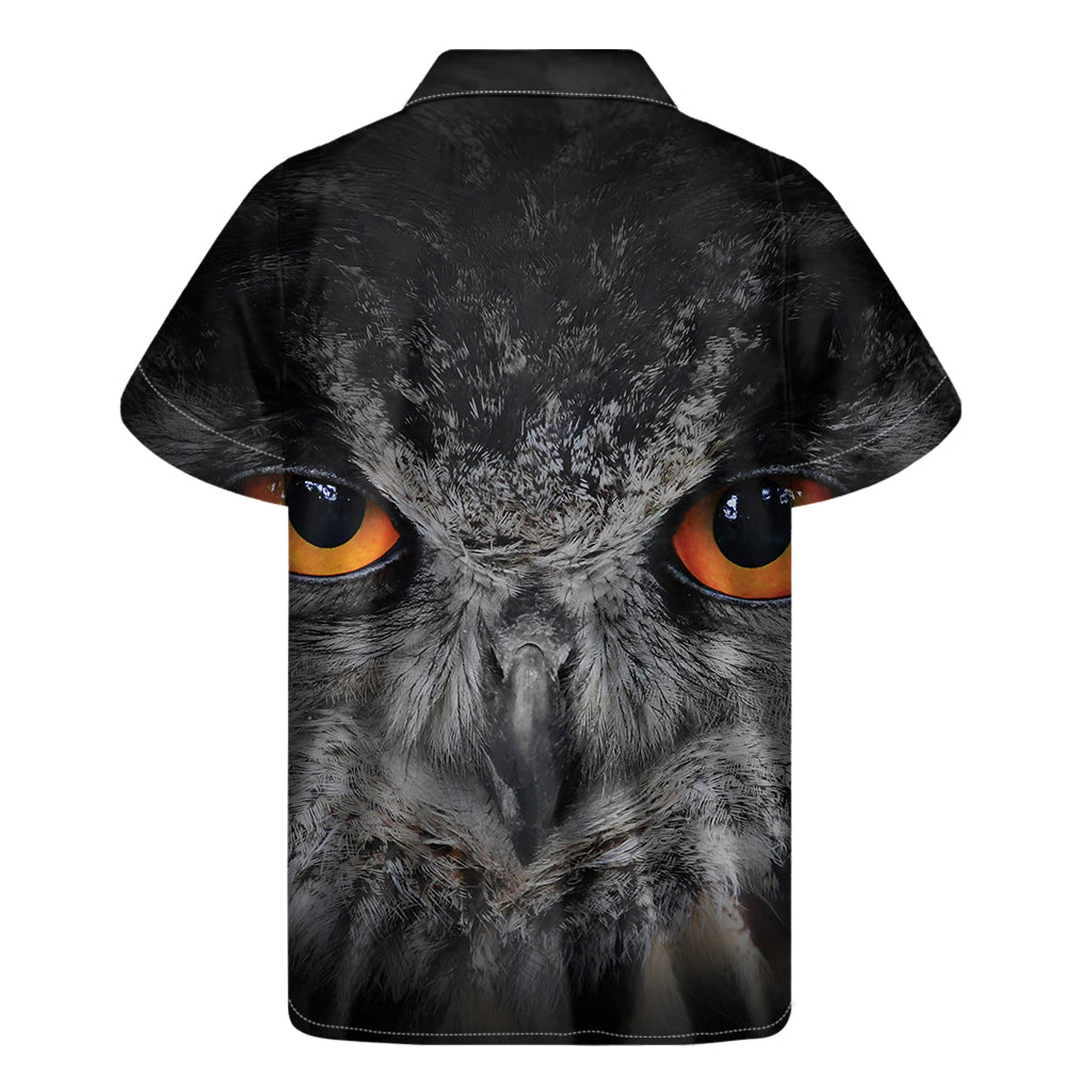 Owl Eyes Aloha: Hawaiian Short Sleeve Shirt - 2
