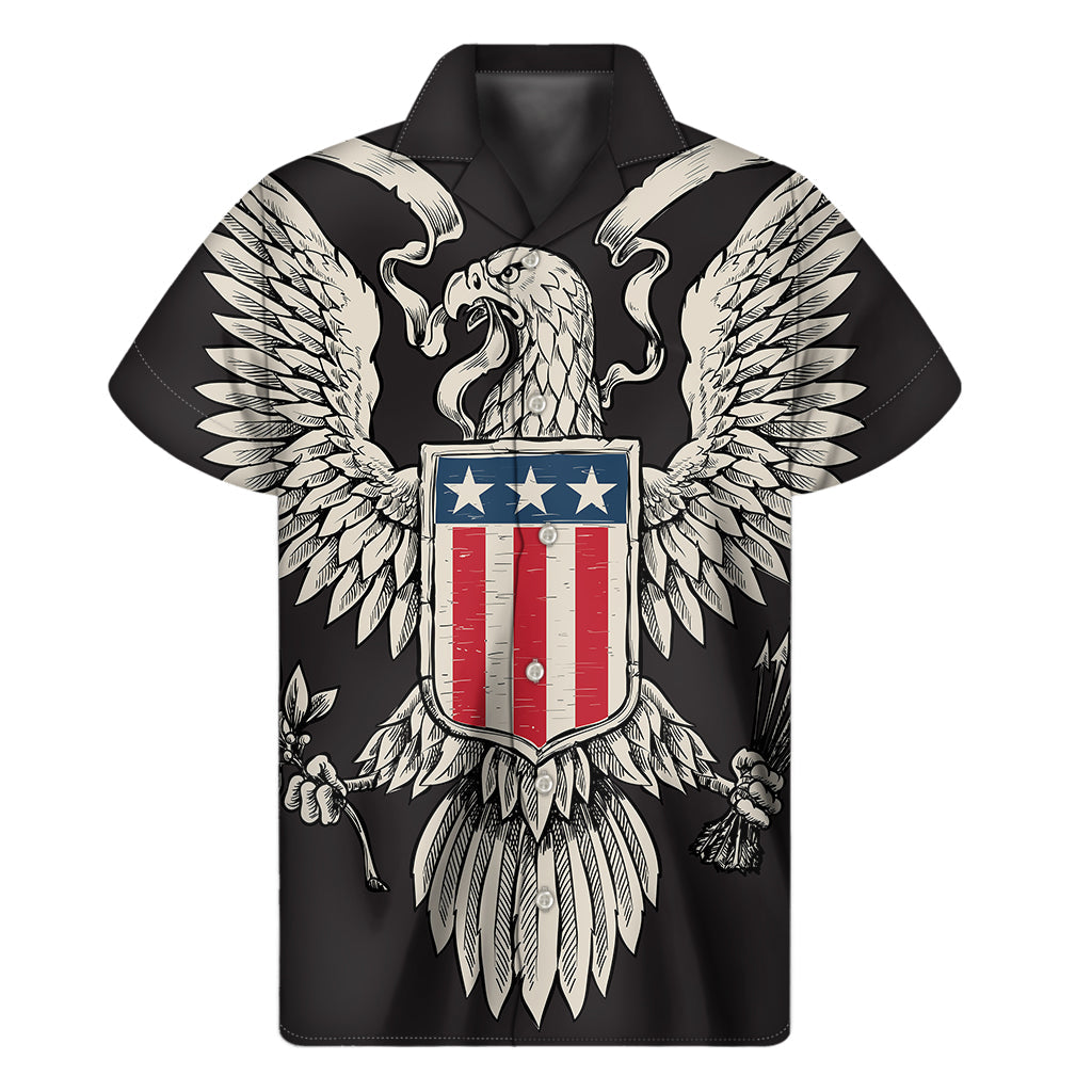 Tropical Vibes: Hawaiian Print Short Sleeve Shirt - 1