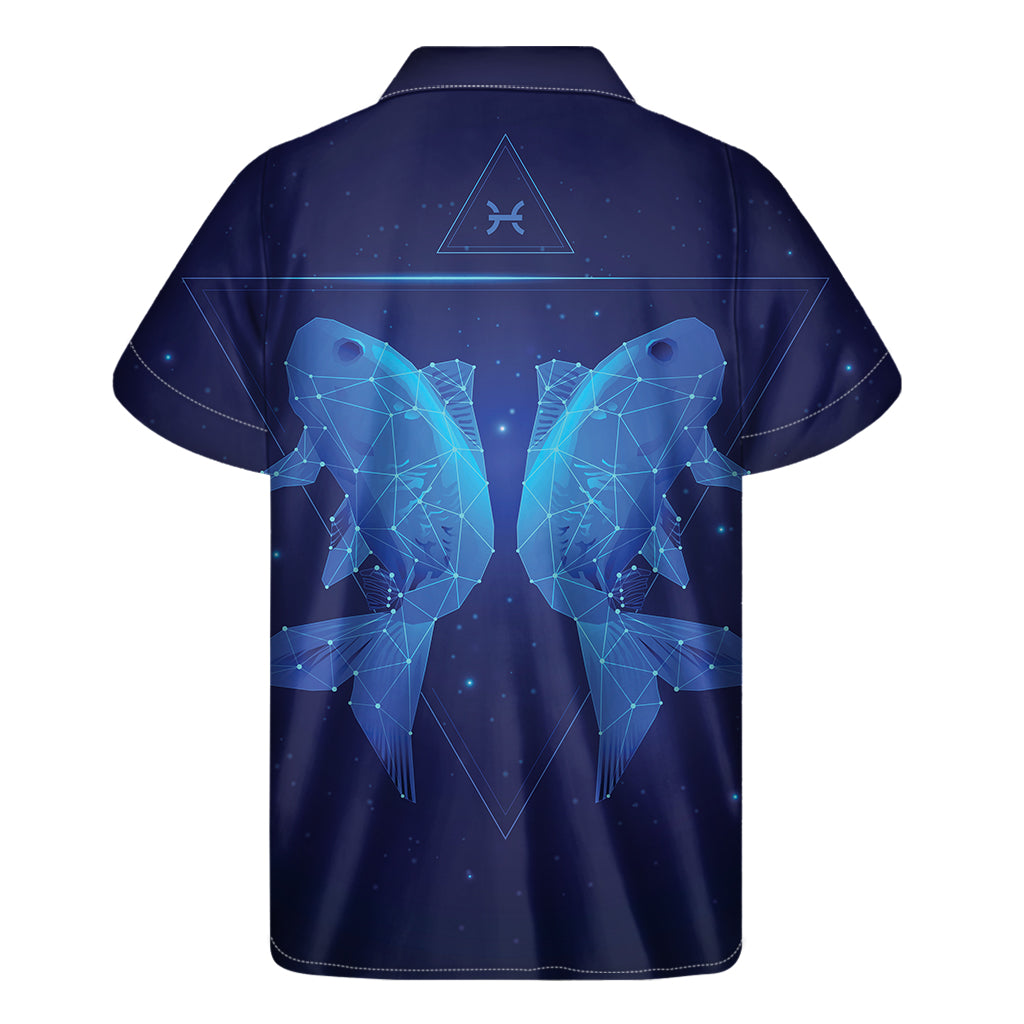 Pisces Paradise Men's Hawaiian Short Sleeve Shirt - 2