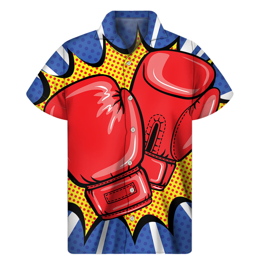 Hawaiian Punch Print Men's Short Sleeve Shirt - 1