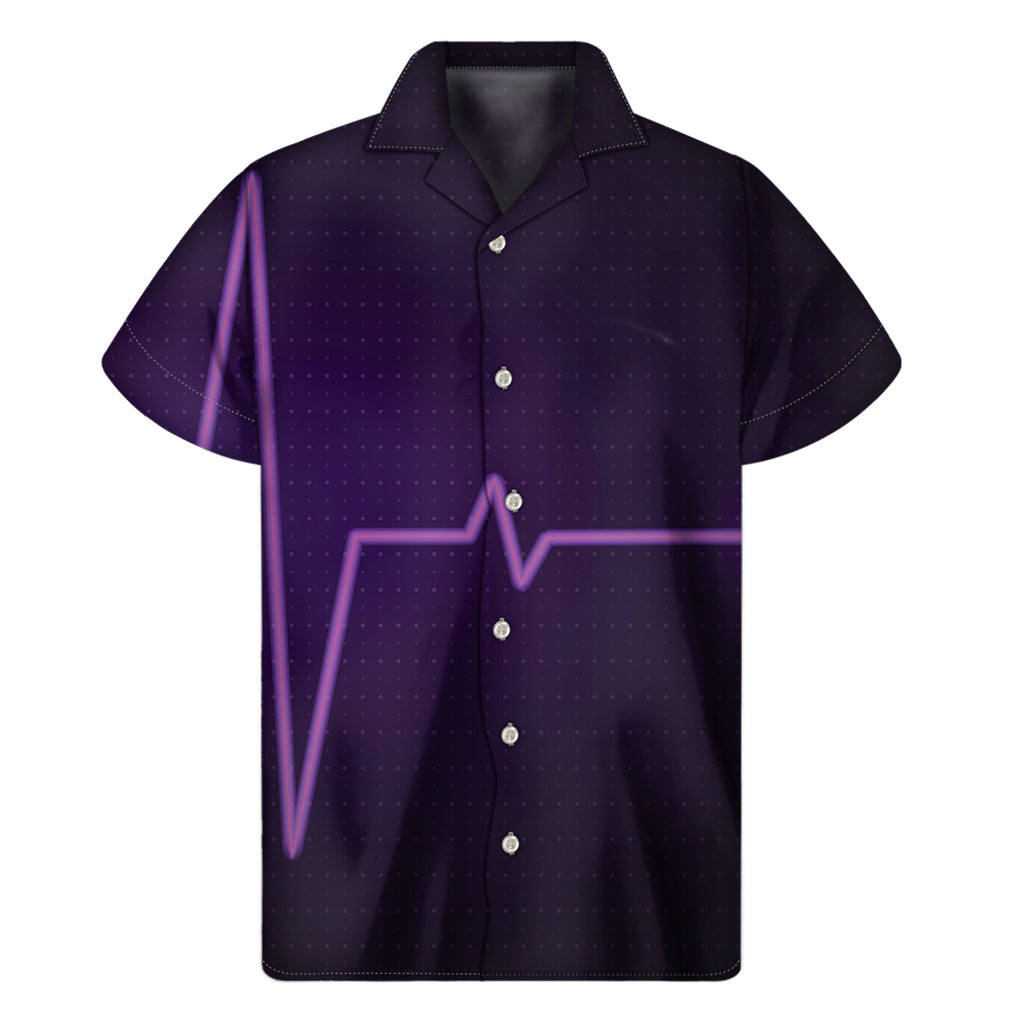 Purple Heartbeat Hawaiian Aloha Shirt - 1