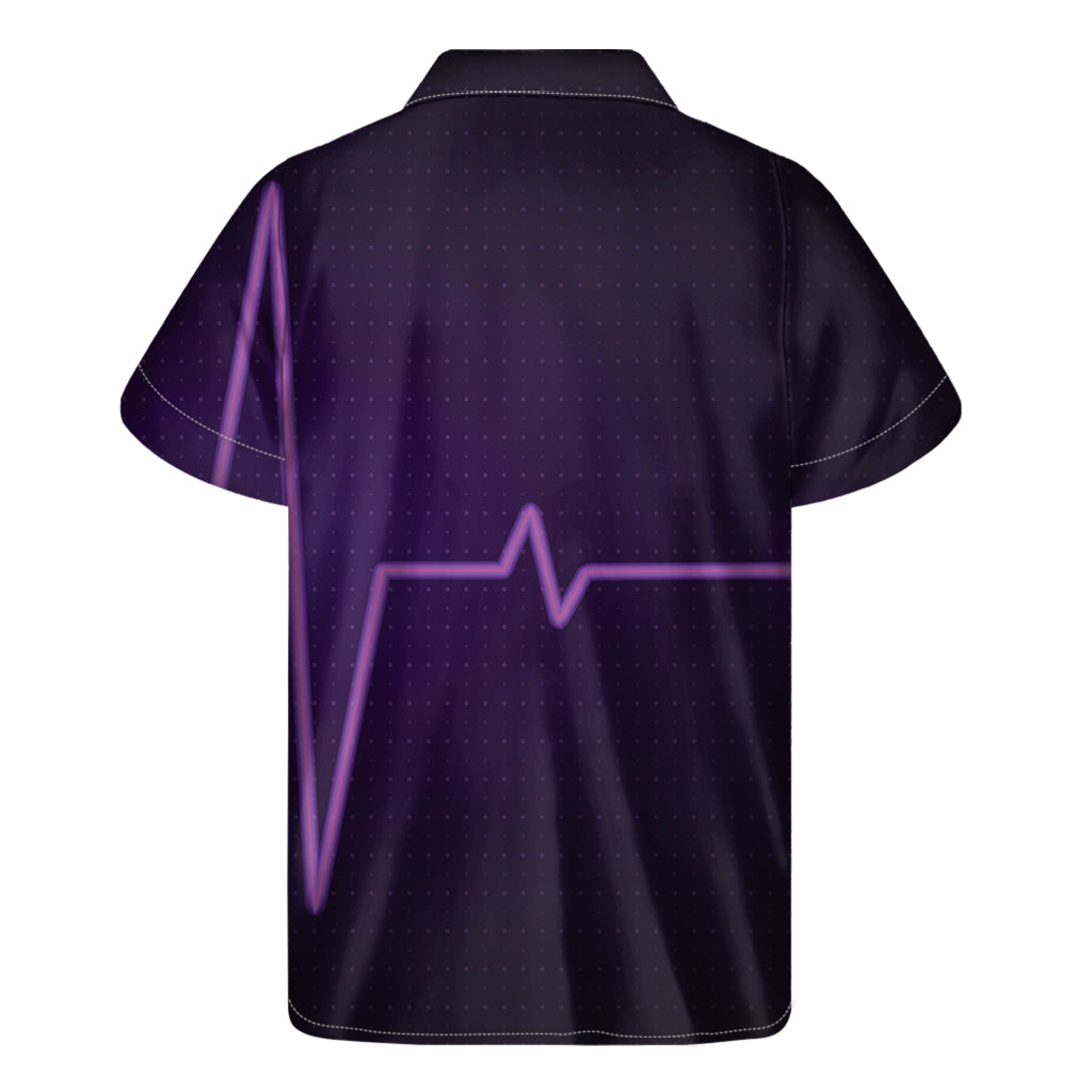 Purple Heartbeat Hawaiian Aloha Shirt - 2