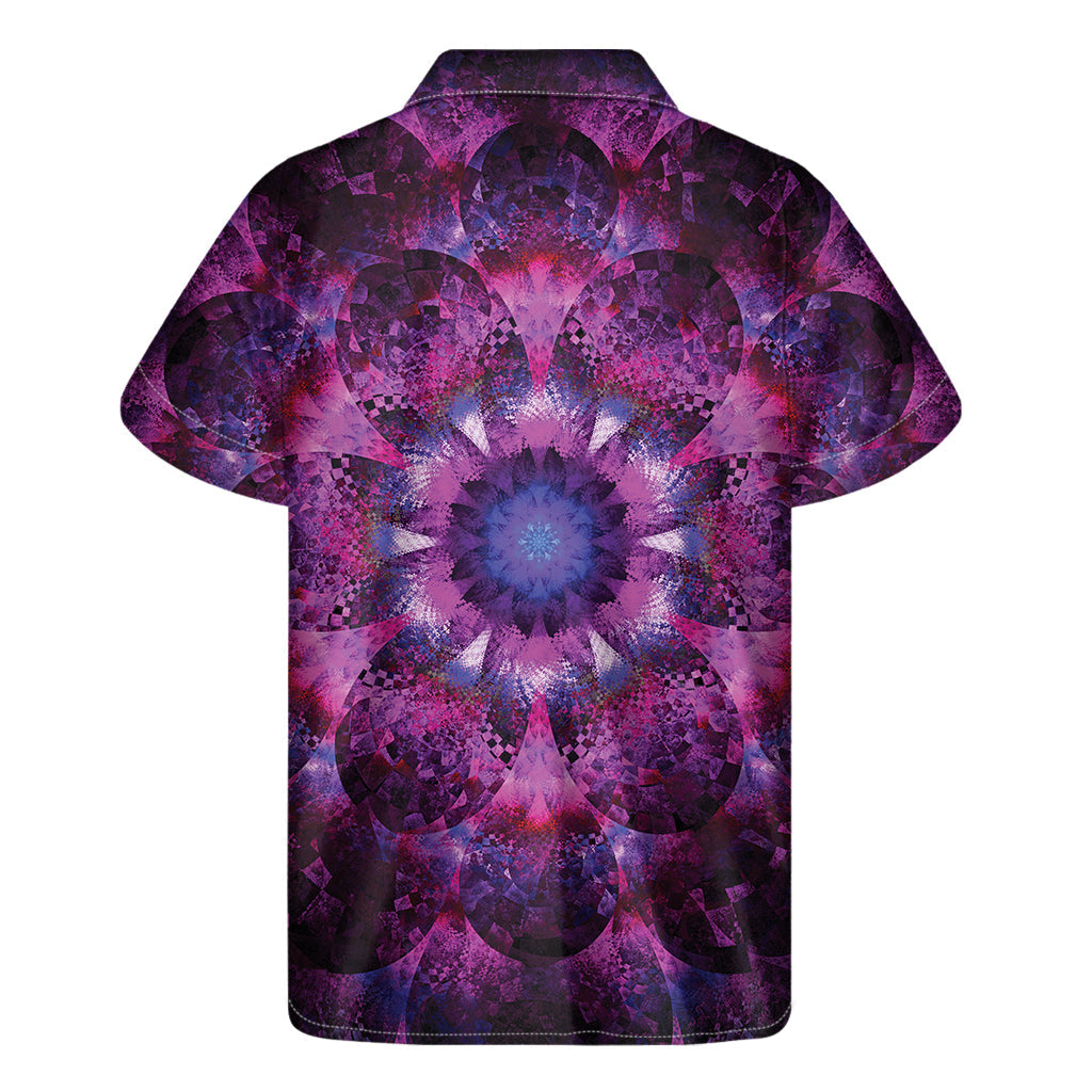 Purple Mandala Flower Hawaiian Aloha Shirt - 2