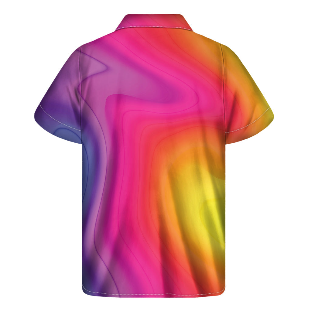 Rainbow Flow Hawaiian Short Sleeve Shirt - 2