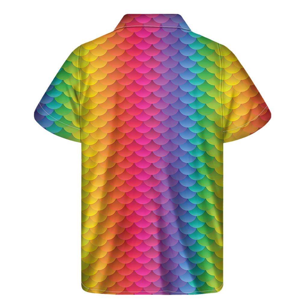 Mermaid Magic: Hawaiian Short Sleeve Shirt for Men - 2