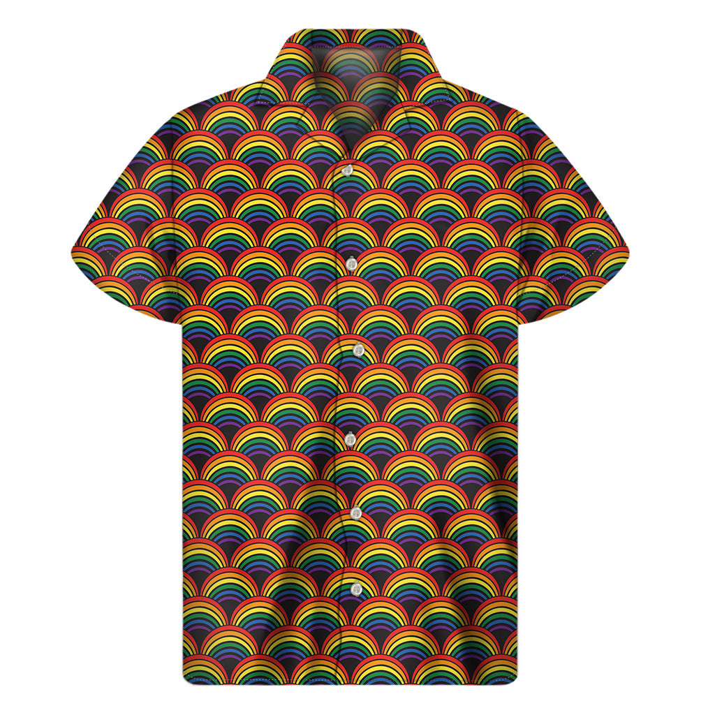 Rainbow Wave Hawaiian Shirt: Ride the Wave in Style - 1