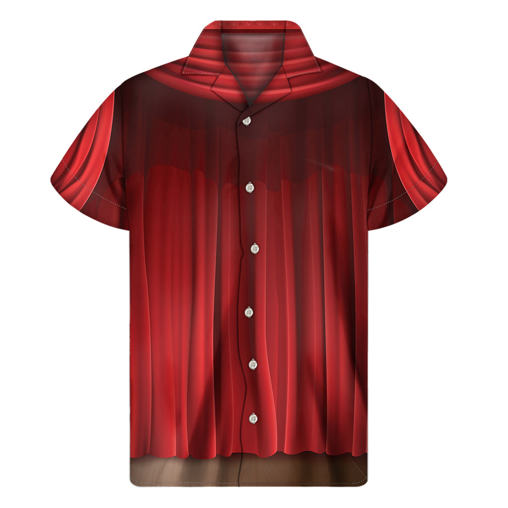 Red Curtain Theater Hawaiian Men's Short Sleeve Shirt - 1
