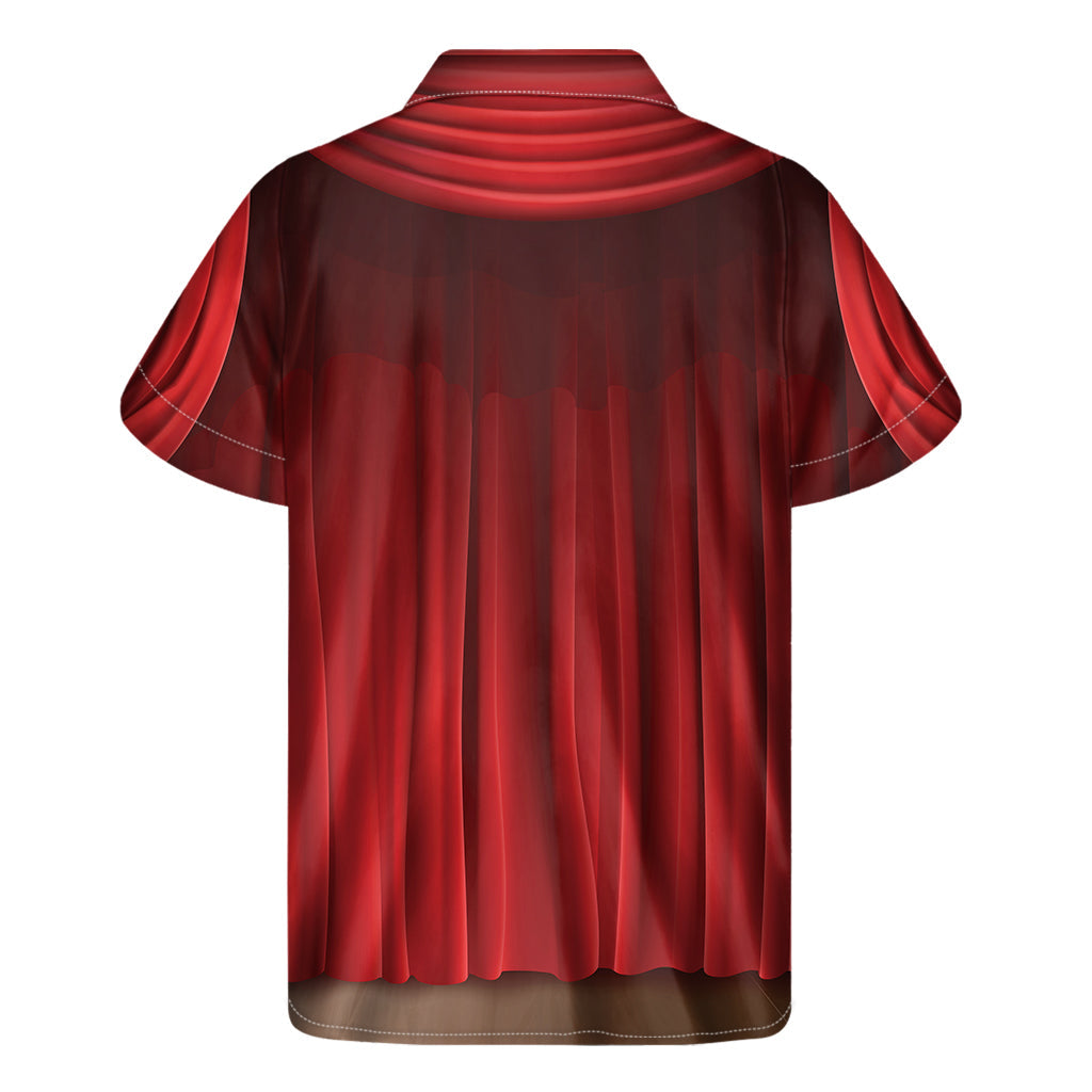Red Curtain Theater Hawaiian Men's Short Sleeve Shirt - 2