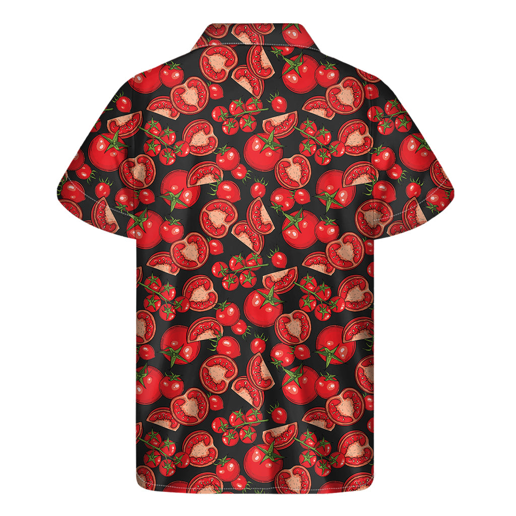 Red Ripe Tomatoes Hawaiian Short Sleeve Shirt - 2