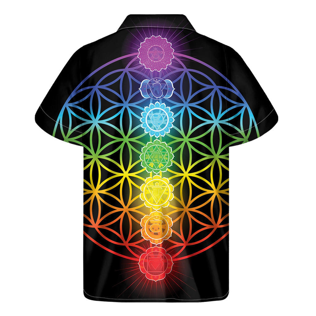 Seven Chakras Floral Hawaiian Shirt - 2
