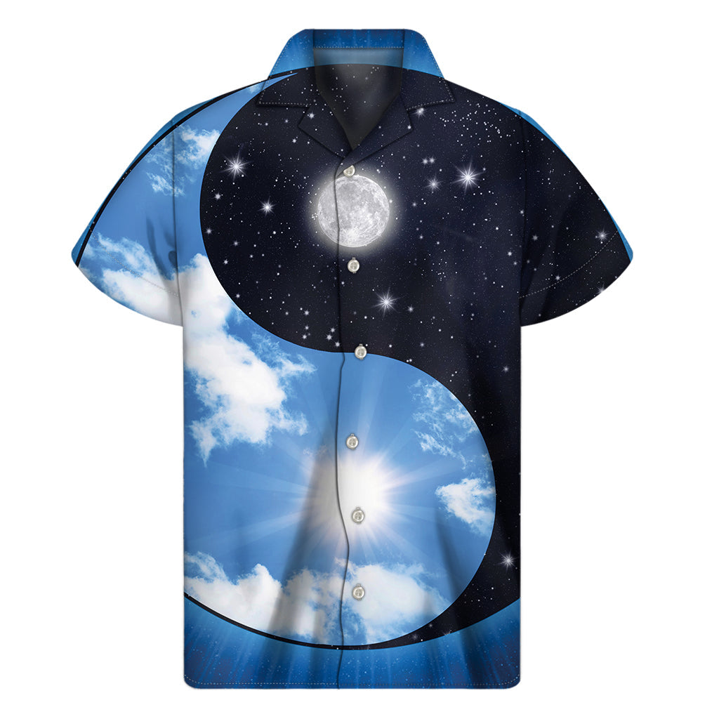 Sky and Space Yin Yang Hawaiian Short Sleeve Shirt - 1