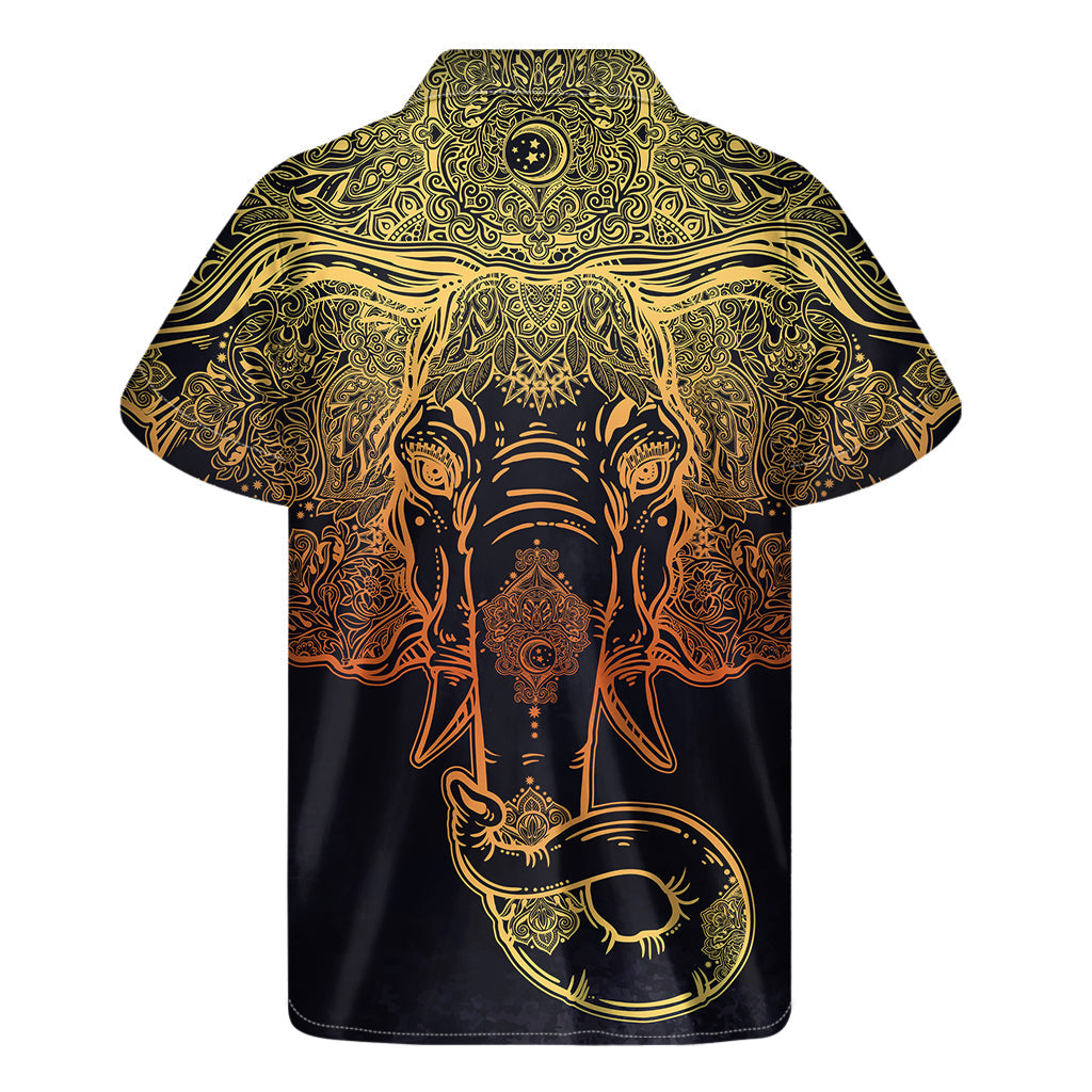 Spiritual Elephant Mandala Hawaiian Shirt - 2