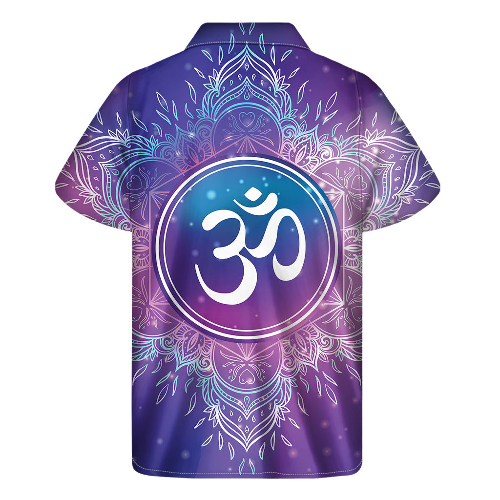 Tropical Vibes: Hawaiian Mandala Print Short Sleeve Shirt - 2
