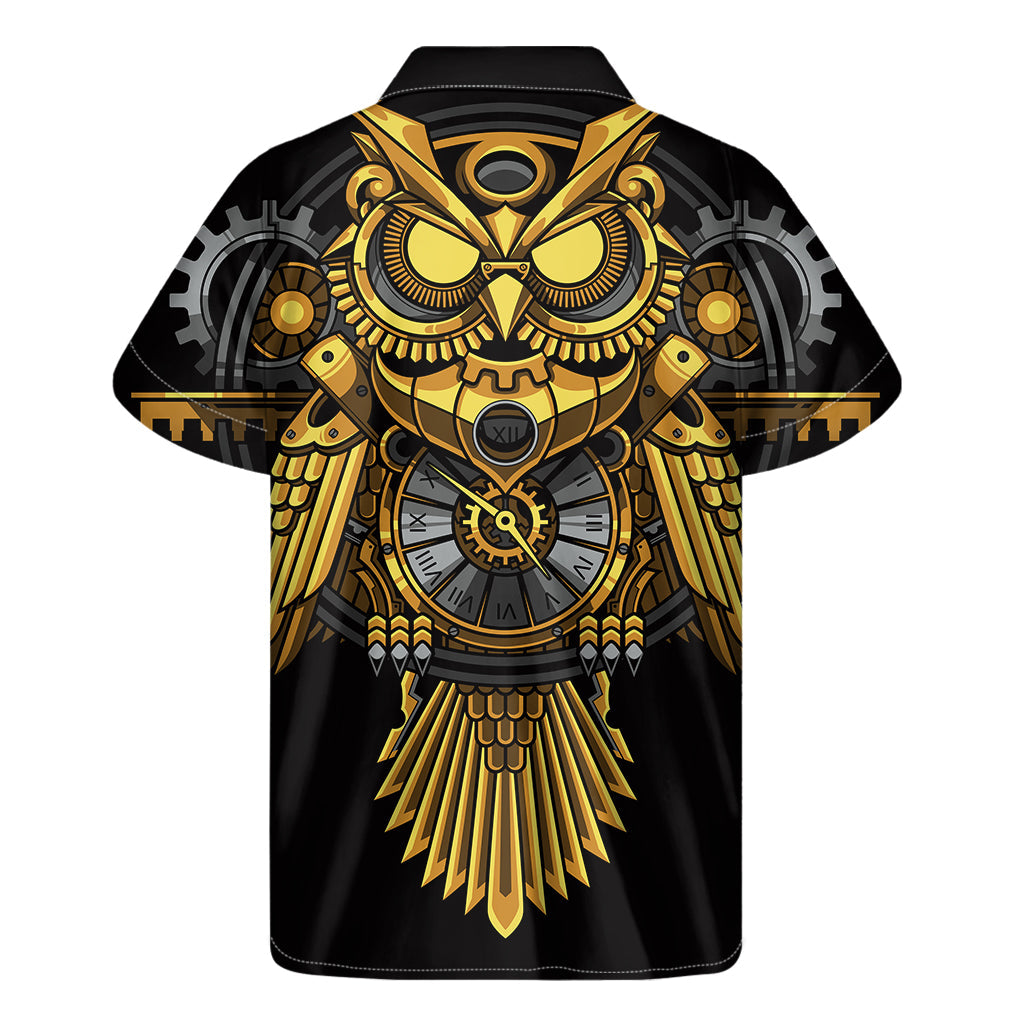 Steampunk Owl Hawaiian Shirt: Embrace the Island Vibes in Style - 2