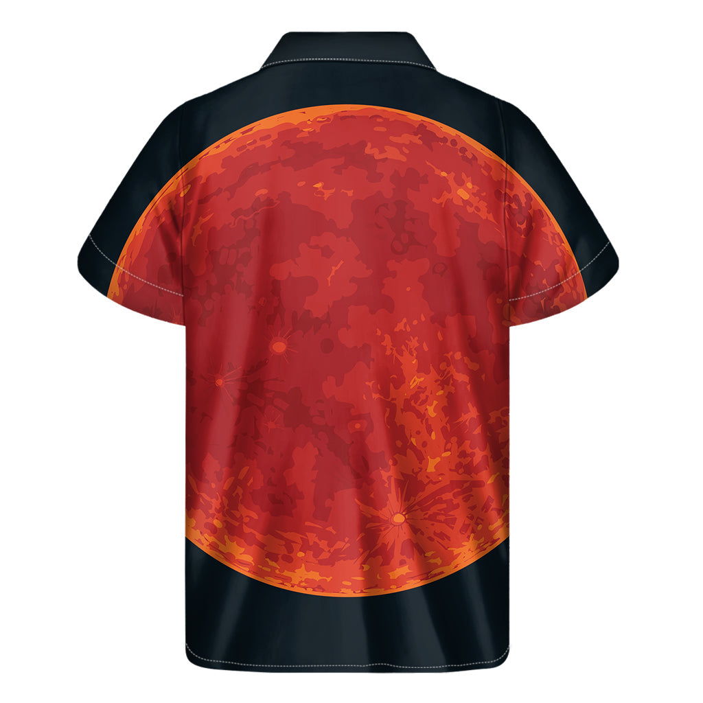Super Blood Moon Hawaiian Print Short Sleeve Shirt - 2
