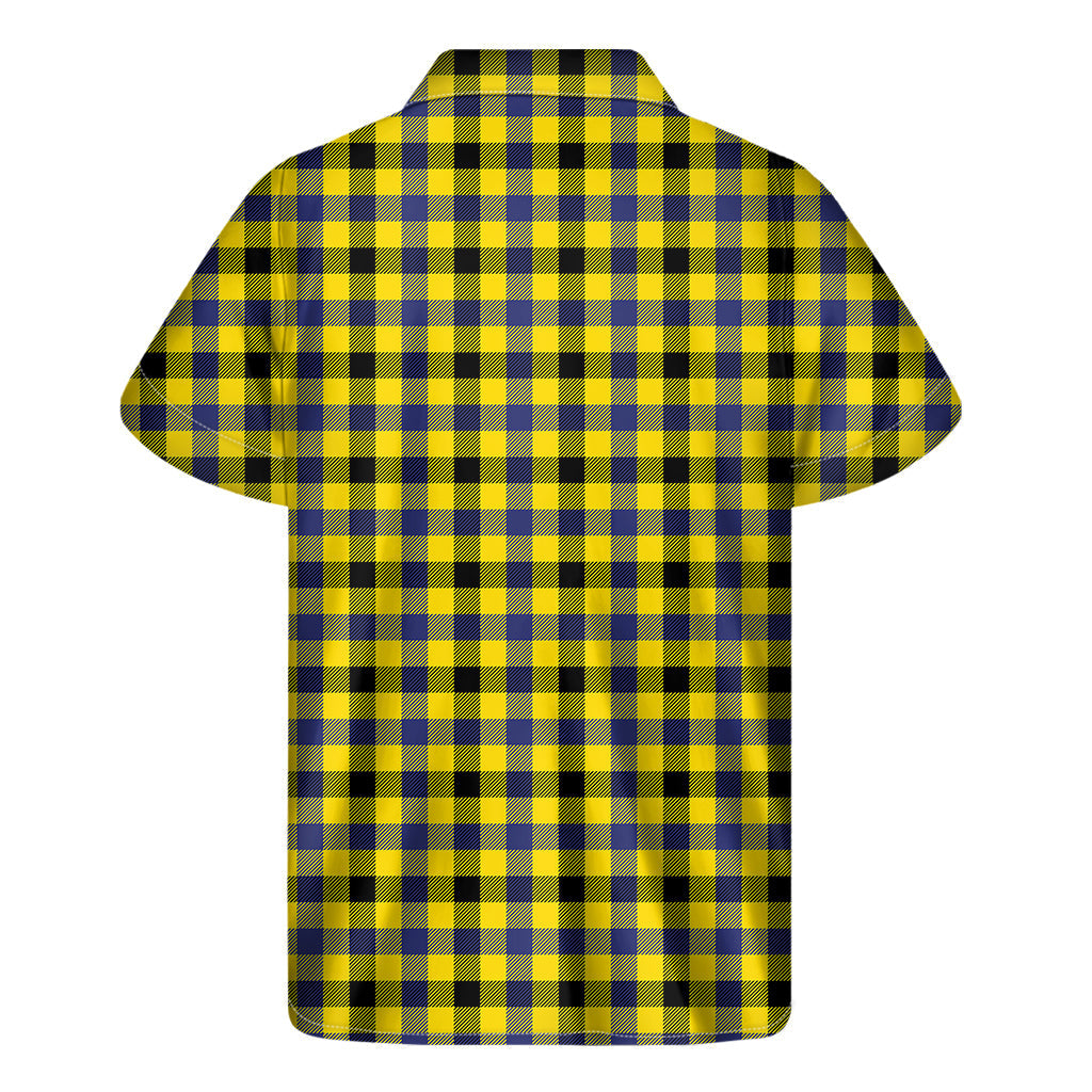 Sun-kissed Style: Hawaiian Plaid Print Short Sleeve Shirt - 2