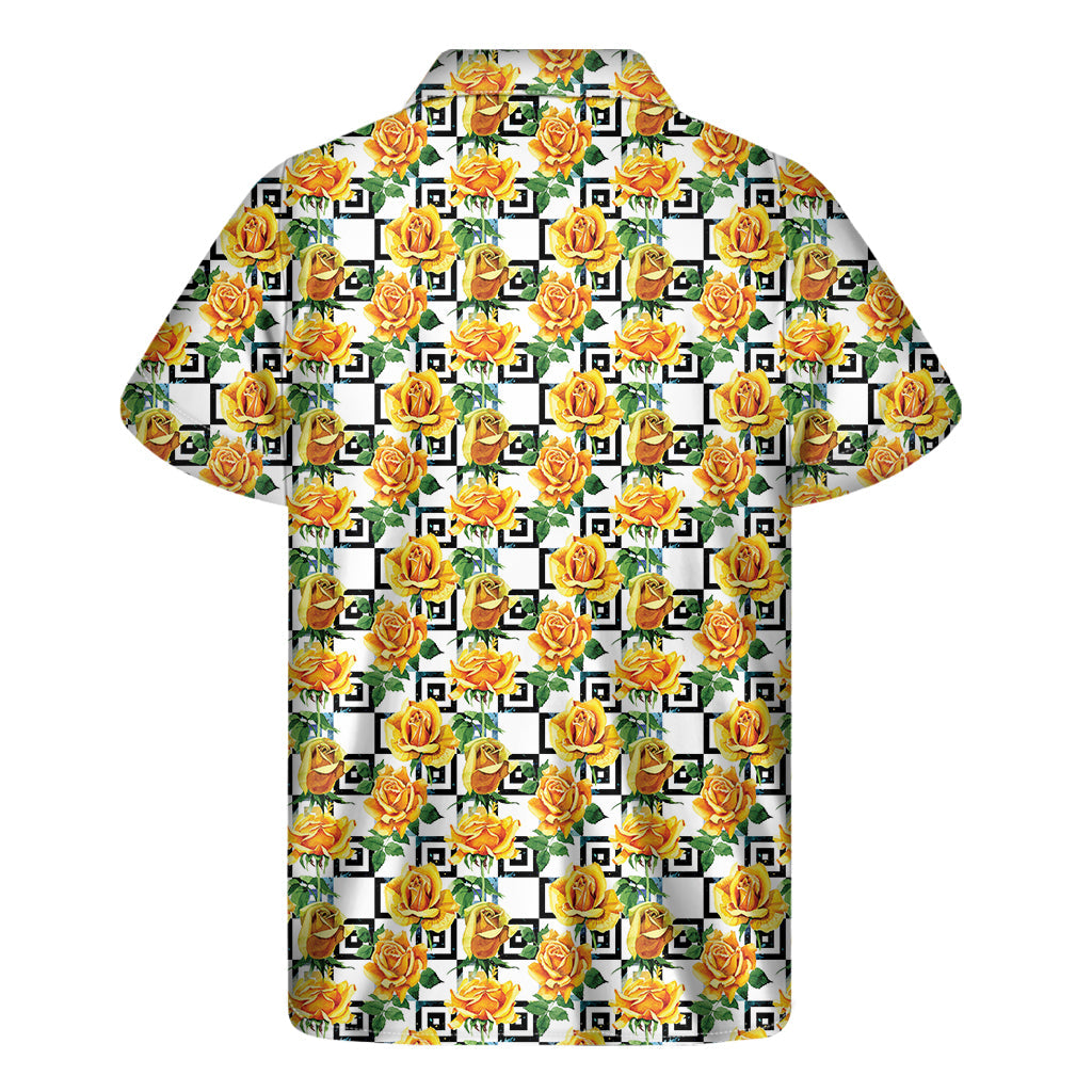 Yellow Watercolor Rose Hawaiian Shirt: Embrace the Aloha Spirit in Style - 2
