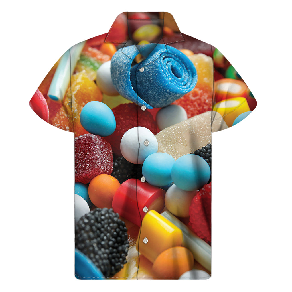 Yummy Gummy Hawaiian Print Short Sleeve Shirt - 1