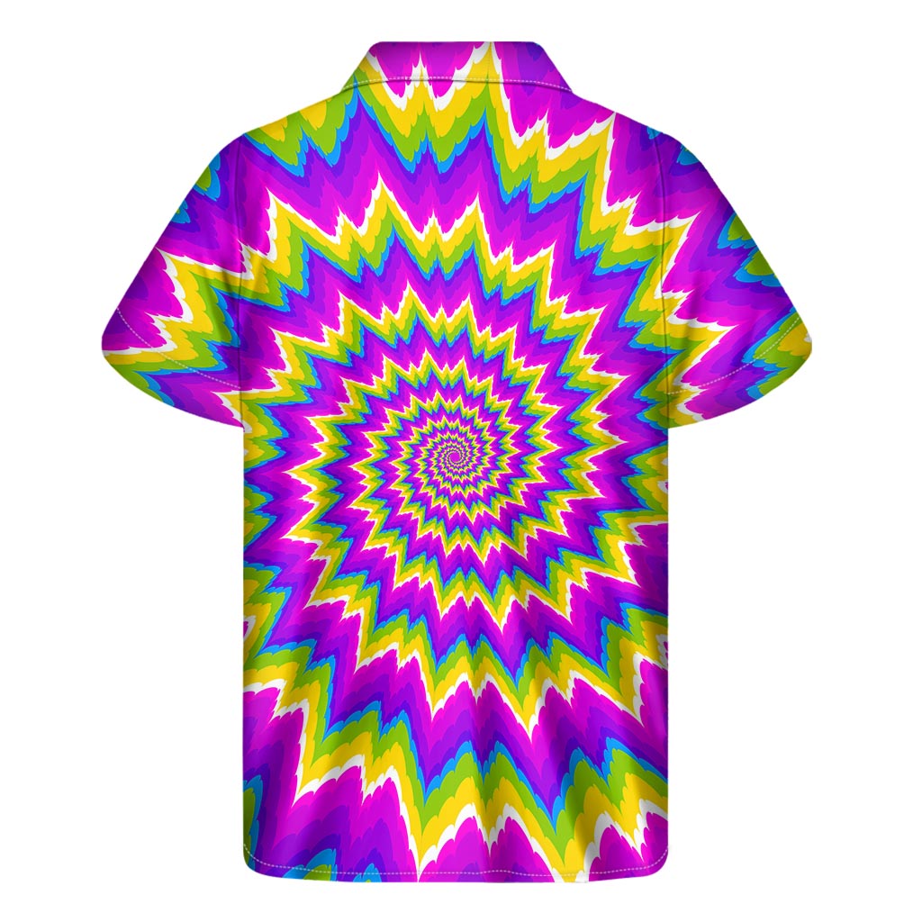 Spiral Paradise: Men's Hawaiian Short Sleeve Shirt - 2