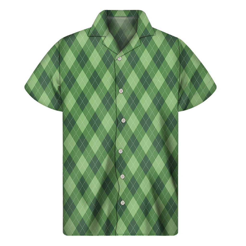 Forest Green Hawaiian Vibes Short Sleeve Shirt - 1