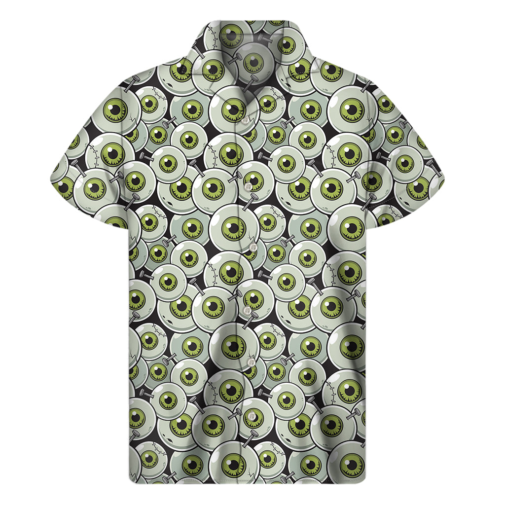 Frankenstein Eyeball Hawaiian Short Sleeve Shirt - 1