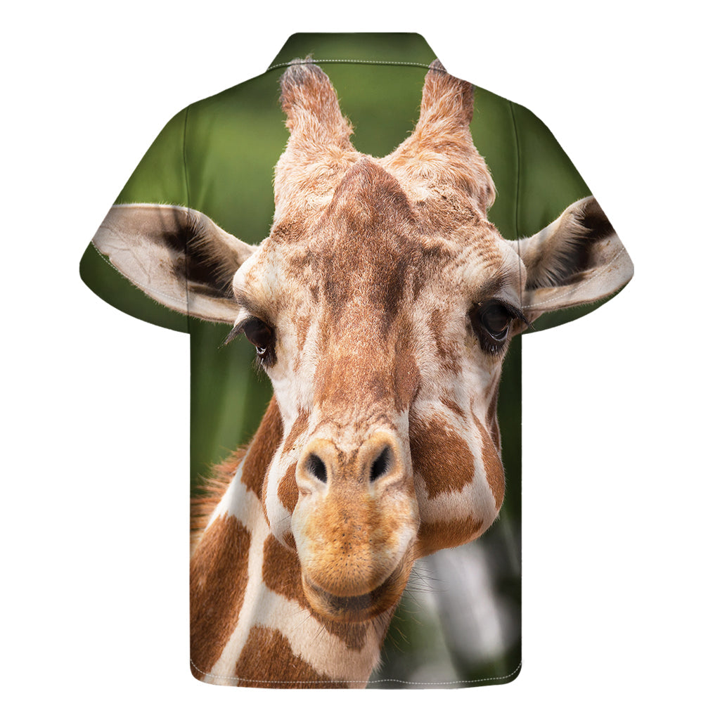 Quirky Giraffe Print Hawaiian Style Shirt for Men - 2
