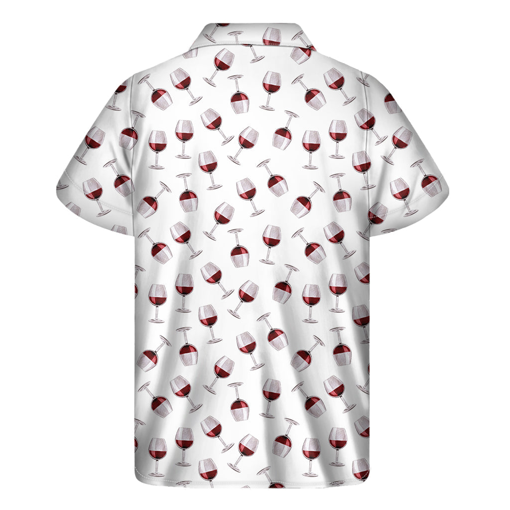 Island Cheers: Hawaiian Shirt with Glasses of Wine Pattern - 2