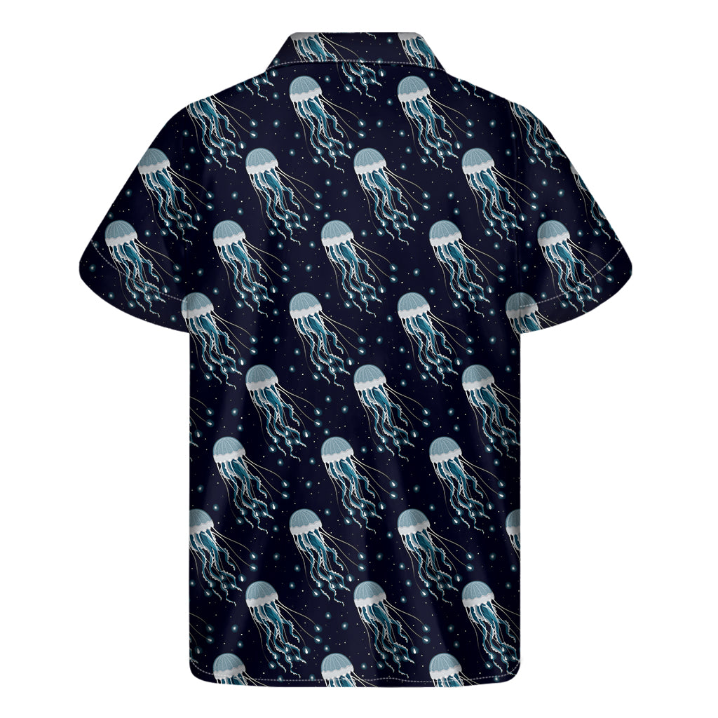 Glowing Jellyfish Hawaiian Short Sleeve Shirt - Embrace the Aloha Spirit! - 2
