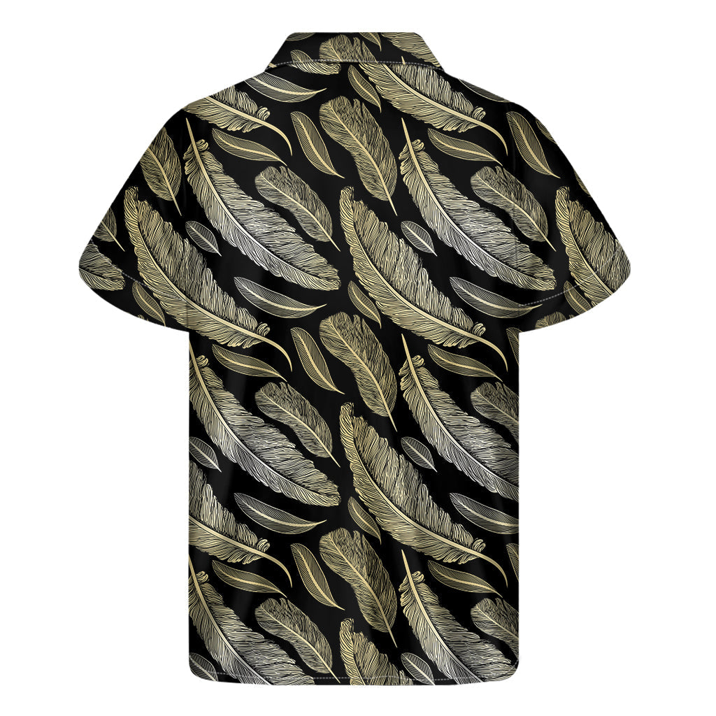 Golden Feathered Aloha Shirt: Embrace Hawaiian Style - 2