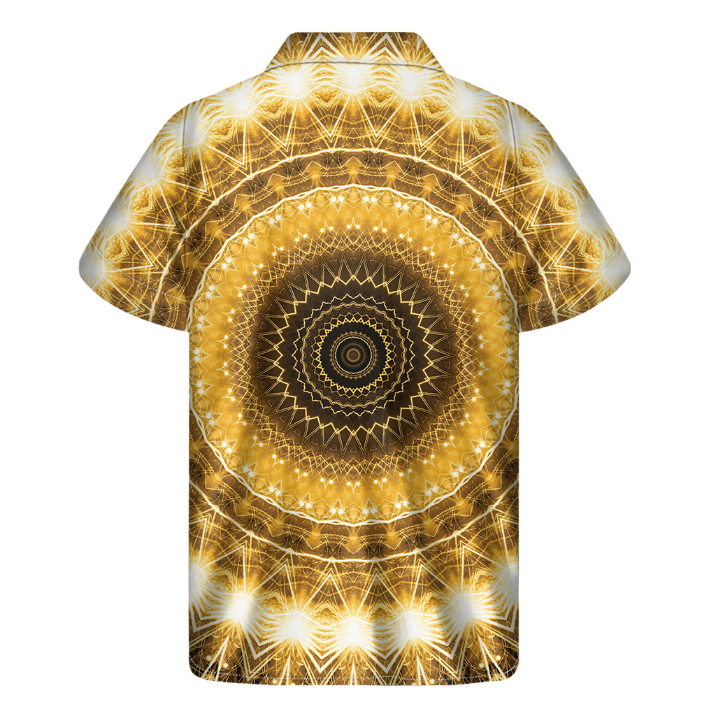 Golden Lights Kaleidoscope Hawaiian Short Sleeve Shirt - 2
