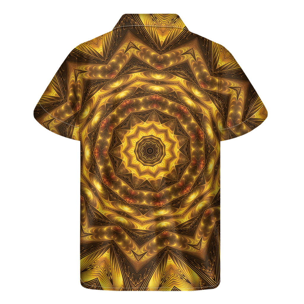 Golden Kaleidoscope Hawaiian Aloha Shirt - 2