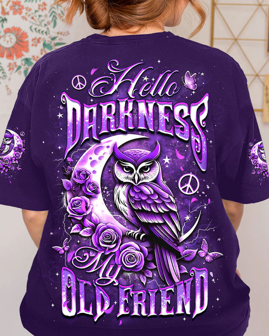 Hello Darkness My Old Friend Owl T-shirt
