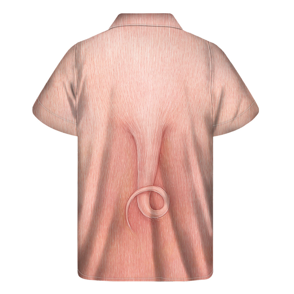 Pink Pigtail Hawaiian Aloha Shirt - 2